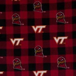 New ???? Virginia Tech Allover Collegiate Fleece Fabric ✨