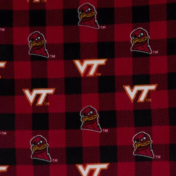 New ???? Virginia Tech Allover Collegiate Fleece Fabric ✨ 3 New ???? Virginia Tech Allover Collegiate Fleece Fabric ✨