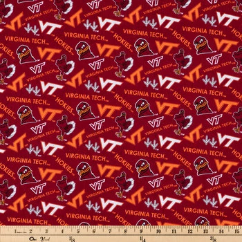 Flash Sale ???? Virginia Tech Allover Collegiate Cotton Fabric ⌛ 4 Flash Sale ???? Virginia Tech Allover Collegiate Cotton Fabric ⌛ - Image 2