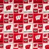 Best deal 🧨 Wisconsin Block Collegiate Cotton Fabric 😀 -NFL Shop 350Wx350H 954560 1018