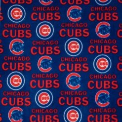 Best Sale 😍 MLB Chicago Cubs Fleece Fabric ⭐
