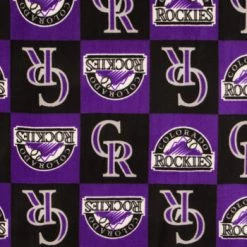 Coupon ๐ MLB Colorado Rockies Fleece Fabric ๐