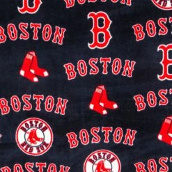 Deals 🎁 MLB Boston Red Sox Fleece Fabric 🔥