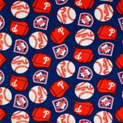 Deals 🔥 MLB Philadelphia Phillies Fleece Fabric ⭐