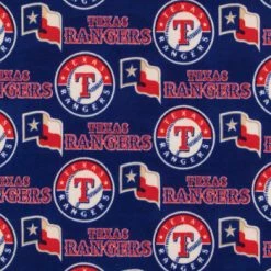 Best Sale ❤️ MLB Texas Rangers Fleece Fabric 🎁