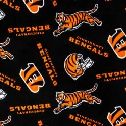 Hot Sale ๐ NFL Cincinnati Bengals Fleece Fabric ๐
