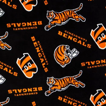 Hot Sale ???? NFL Cincinnati Bengals Fleece Fabric ???? 3 Hot Sale ???? NFL Cincinnati Bengals Fleece Fabric ????