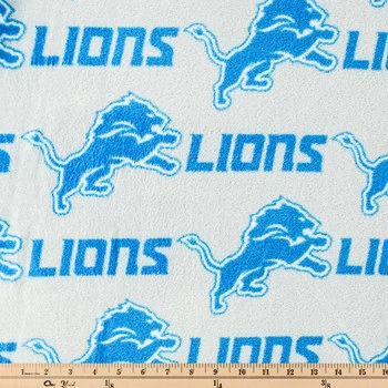 New π NFL Detroit Lions Fleece Fabric π 4 New π NFL Detroit Lions Fleece Fabric π - Image 2