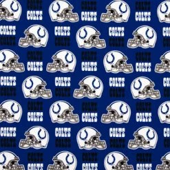 Promo ๐ NFL Indianapolis Colts Cotton Fabric โค๏ธ