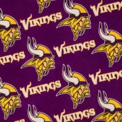 Wholesale โ๏ธ NFL Minnesota Vikings Fleece Fabric ๐งจ