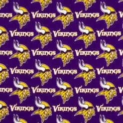 Best deal ๐ NFL Minnesota Vikings Cotton Fabric ๐