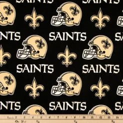 Hot Sale 🤩 NFL New Orleans Saints Cotton Fabric ⌛ -NFL Shop 350Wx350H 955385 a 1018