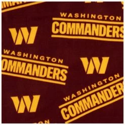 NFL Shop 31 Budget ๐ NFL Washington Commanders Fleece Fabric ๐