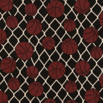 New 🌟 Black & White 🏀 Basketballs Fleece Fabric ⭐ 3 New 🌟 Black & White 🏀 Basketballs Fleece Fabric ⭐